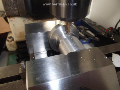 Milling the inner part Milling the inner part